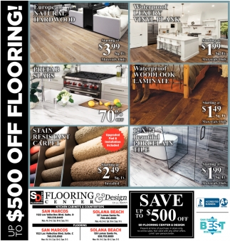 Up To $500 OFF Flooring