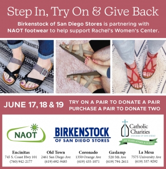 Step In, Try On & Give Back