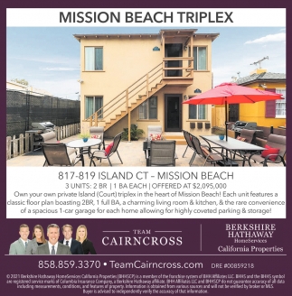 Mission Beach Triplex