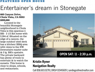 Entertainer's Dream in Stonegate
