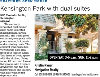 Kensington Park With Dual Suites