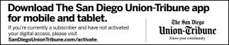 Download The San Diego Union-Tribune App For Mobile And Tablet