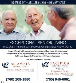 Independent - Assisted Living - Memory Care