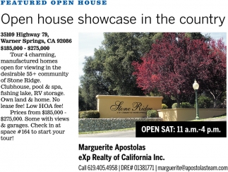 Open House Showcase In The Country