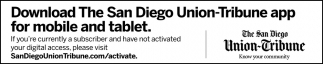 Download The San Diego Union Tribune App For Mobile And Tablet
