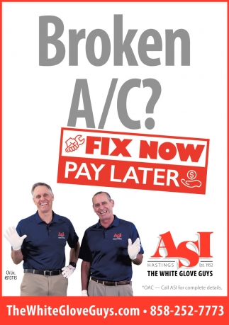 Broke A/C? Fix Now Pay Later