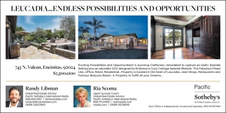 Leucadia... Endless Possibilities And Oppotunities