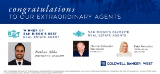 Congratulations To Our Extraordinary Agents