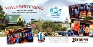 Voted Best Casino