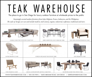 The Place To Go In San Diego For Luxury Outdoor Furniture At Wholesale Prices To ThePublic