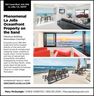 Phenomenal la Jolla Oceanfront Property