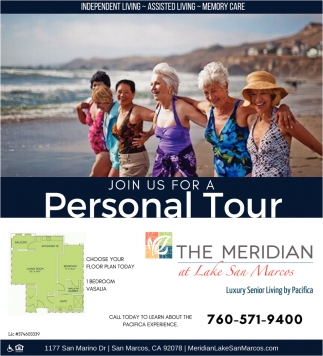 Join Us For a Personal Tour