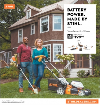 Battery Power. Made By Stihl