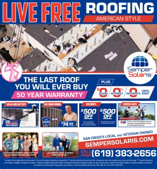 Live Free, Roofing American Style