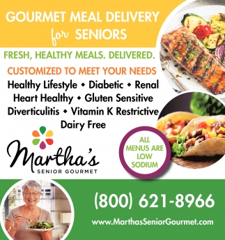 Gourmet Meal Delivery For Seniors