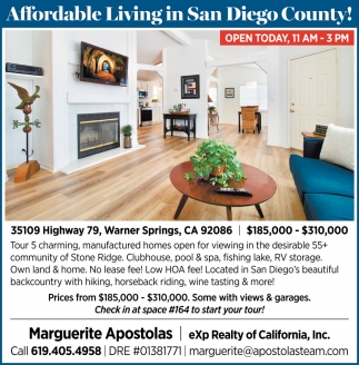 Affordable Living in San Diego County