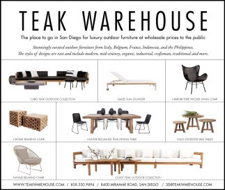 The Place To Go In San Diego For Luxury Outdoor Furniture At Wholesale Prices To The Public