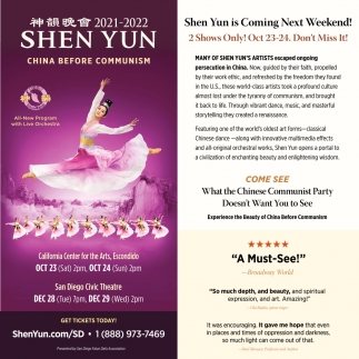 Shen Yun Is Coming Next Weekend!