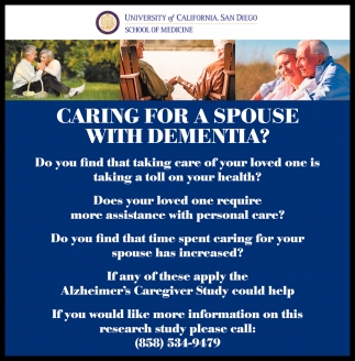 Caring For A Spouse With Dementia?