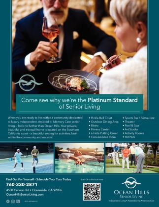 Come See Why We're the Platinum Standard of Senior Living