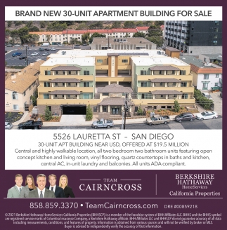 Brand New 30-Unit Apartment Building for Sale