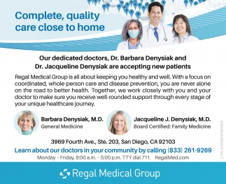 Complete, Quality Care Close To Home