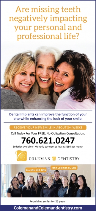 Are Missing Teeth Negatively Impacting Your Personal And Professional Life?