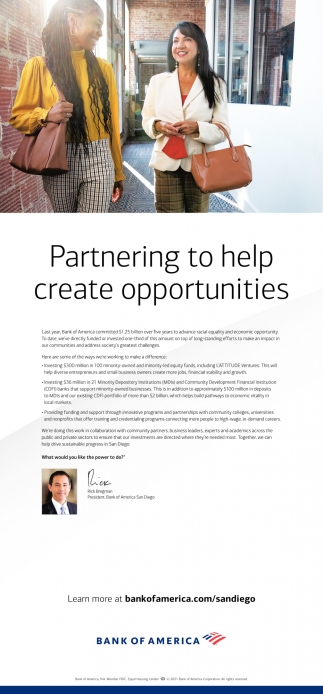 Partnering to H Elp Create Opportunities