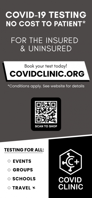COVID-19 Testing No Cost to Patient