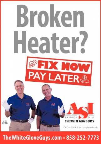 Broken Heater? Fix Now Pay Later