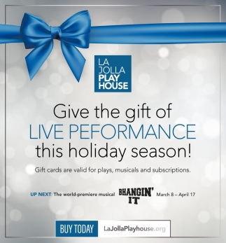 Give The Gift Of Live Performance This Holiday Season