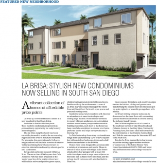 Stylish New Condominiums Now Selling In South San Diego