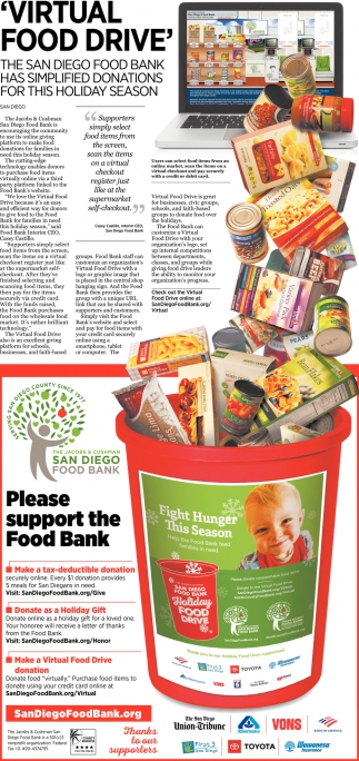Please Support The Food Bank
