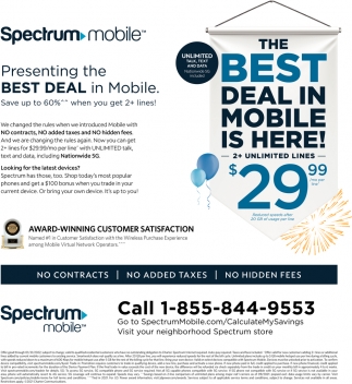 Presenting The Best Deal in Mobile