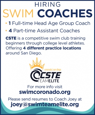 Hiring Swim Coaches
