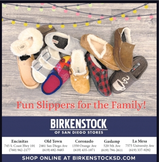Fun Slippers For The Family!