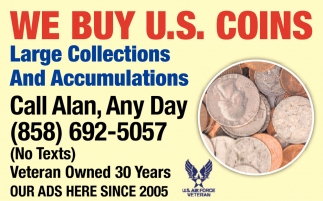 We Buy Large Coin And Stamp Collections