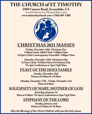 Christmas 2021 Masses