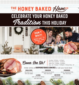 Celebrate Your Honey Baked Tradition This Holiday