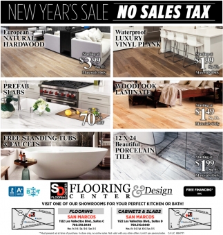 New Year's Sale No Sales Tax