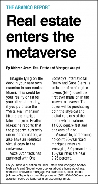 Real Estate Enters Metaverse