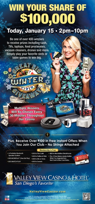 Win Your Share of $100,000