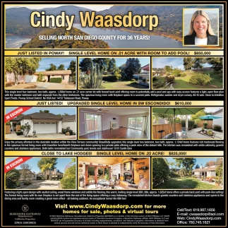 Selling North San Diego County for 36 Years!!