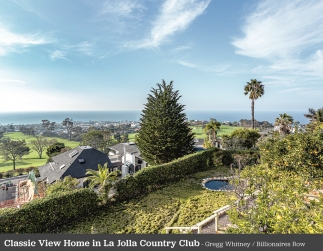 Classic View Home In La  Jolla Country Club