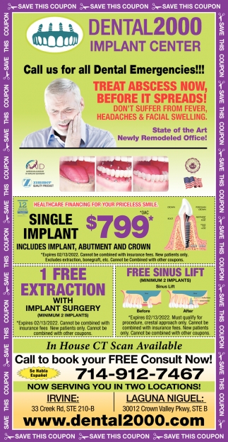 Call Us For All Dental Emergencies