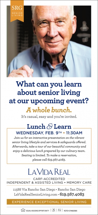 What Can You Learn About Senior Living At Our Upcoming Event?
