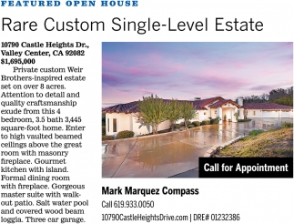 Rare Custom Single-Level Estate