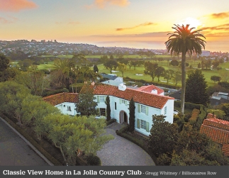 Classic view Home In La Jolla Country Club