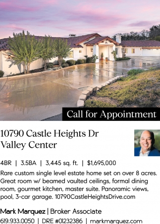 10790 Castle Heights Dr. Valley Center
