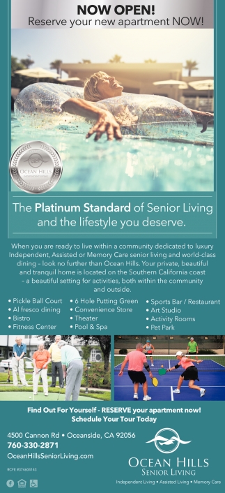 Come See Why We're the Platinum Standard Of Senior Living